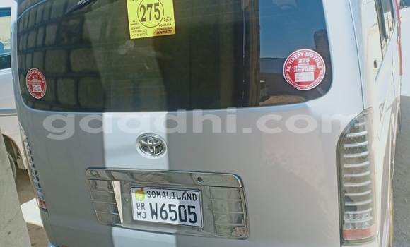 Buy Used Toyota Hiace Silver Car in Hargeysa in Somaliland Buy Used Toyota Hiace Silver Car in Hargeysa in Somaliland
