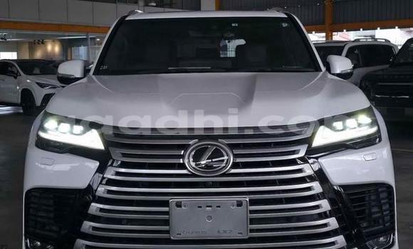 Oofamaa Lexus LX White Makiinaa iti Baki keessatti Awdal keessatti Oofamaa Lexus LX White Makiinaa iti Baki keessatti Awdal keessatti