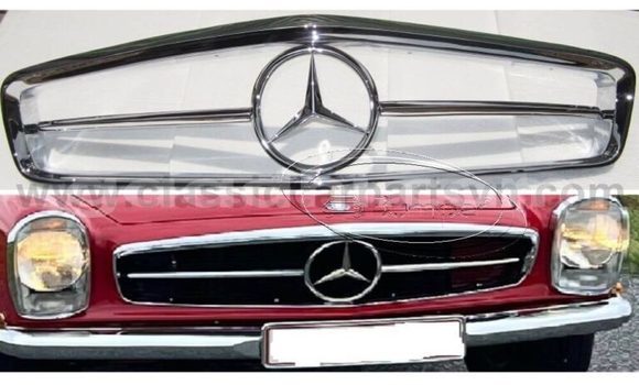 Medium with watermark mercedes pagode w113 grill 1963 1971 1