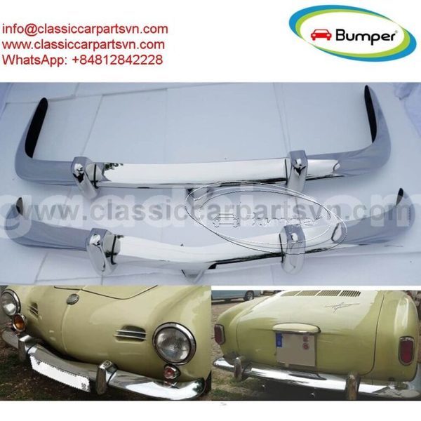 Big with watermark 1 volkswagen karmann ghia euro style bumpers year 1970 1971 768x768