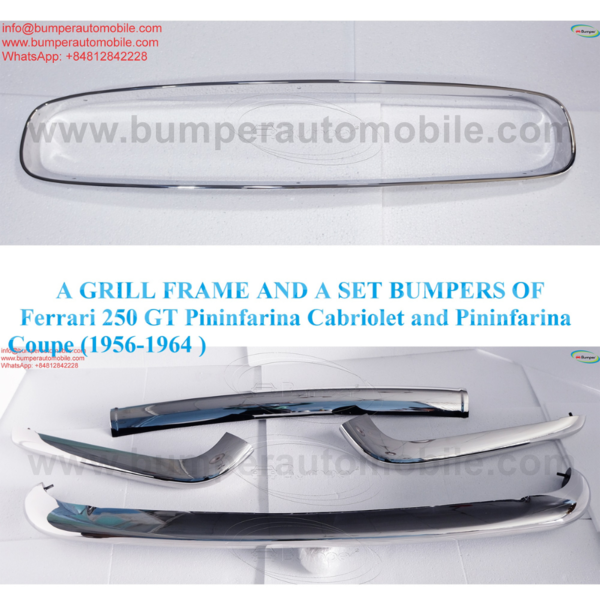 Big with watermark 1 ferrari 250 gt coup%c3%a9 cabriolet pininfarina s2 1956 1964 bumper and grill frame 5