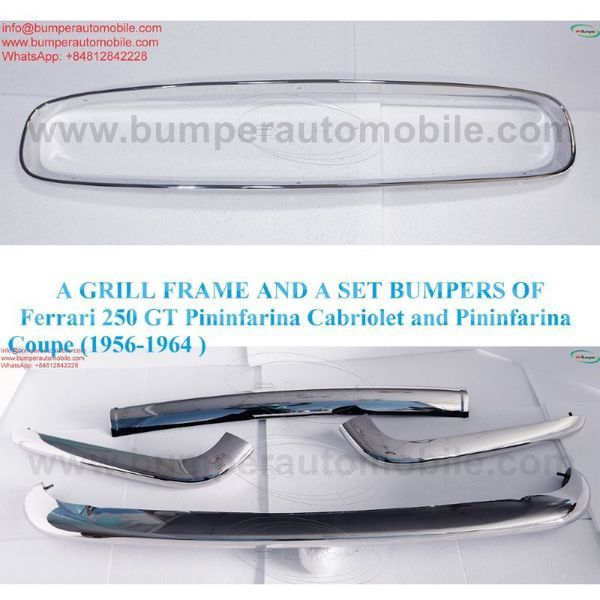 Big with watermark 800 ferrari 250 gt coup%c3%a9 cabriolet pininfarina s2 1956 1964 bumper and grill frame 5