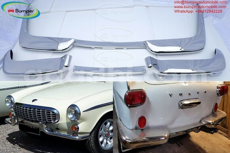 Big with watermark volvo p1800 jensen cow horn 1961 1963 bumpers
