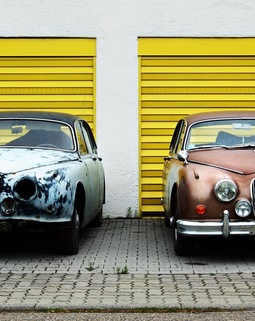 Thumb cars yellow vehicle vintage